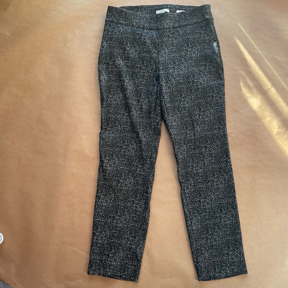 Dana Buchman Black and white straight leg women’s medium M